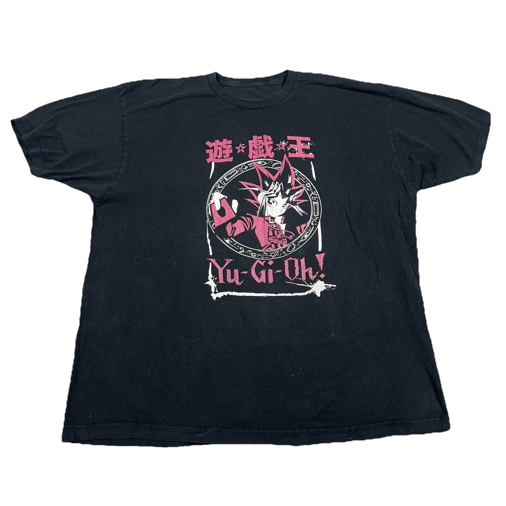 Yu-Gi-Oh Men's XXL Tee Shirt Your Move 2xl Black Graphic T Vtg Y2K